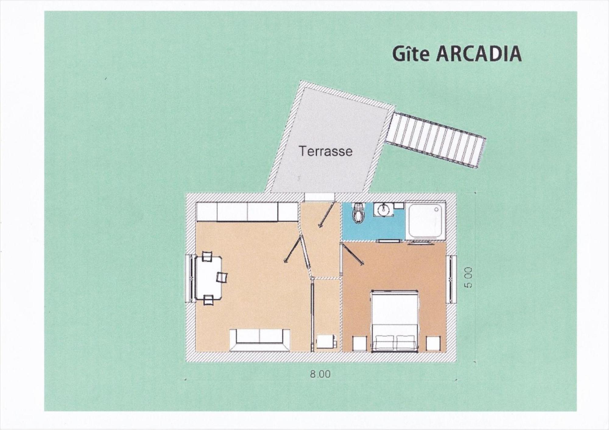 Gite Arcadia Saint-Ambroix Εξωτερικό φωτογραφία